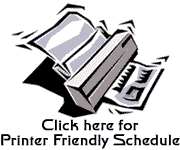 Printer Friendly Course Schedule